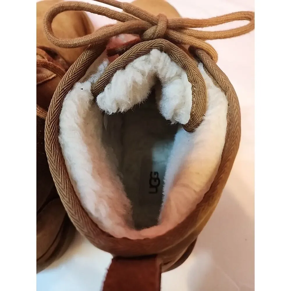 UGG Neumel Suede Low Chukka Classic Ankle Boots Shoes (3236) Chestnut Size 11